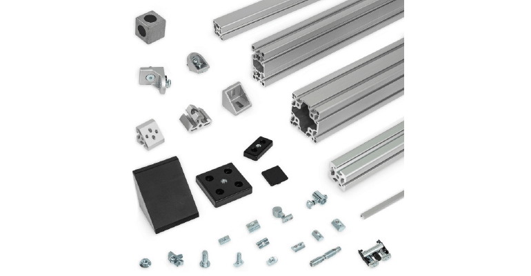 Sistemas de perfiles de aluminio de Elesa+Ganter diseñados para facilitar el montaje